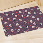 Cute Panda Cupid Valentine Pattern Print Polyester Doormat