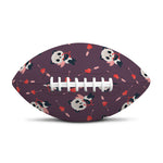 Cute Panda Cupid Valentine Pattern Print Rugby Ball