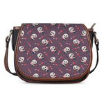 Cute Panda Cupid Valentine Pattern Print Saddle Bag