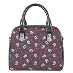 Cute Panda Cupid Valentine Pattern Print Shoulder Handbag