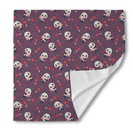 Cute Panda Cupid Valentine Pattern Print Silk Bandana