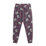 Cute Panda Cupid Valentine Pattern Print Sweatpants