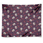 Cute Panda Cupid Valentine Pattern Print Tapestry