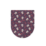 Cute Panda Cupid Valentine Pattern Print Toilet Lid Cover