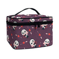 Cute Panda Cupid Valentine Pattern Print Travel Makeup Bag