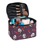 Cute Panda Cupid Valentine Pattern Print Travel Makeup Bag