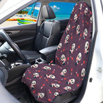Cute Panda Cupid Valentine Pattern Print Waterproof Car Seat Cover