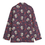 Cute Panda Cupid Valentine Pattern Print Women's Blazer
