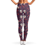Cute Panda Cupid Valentine Pattern Print Women's Leggings