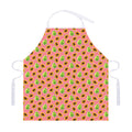Cute Papaya Pattern Print Adjustable Apron