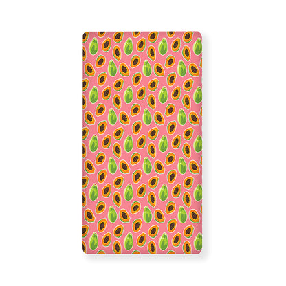 Cute Papaya Pattern Print Baby Crib Sheet