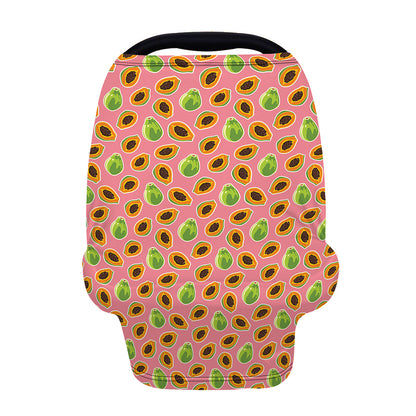 Cute Papaya Pattern Print Baby Seat Cover