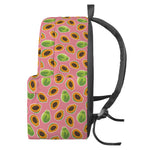 Cute Papaya Pattern Print Backpack