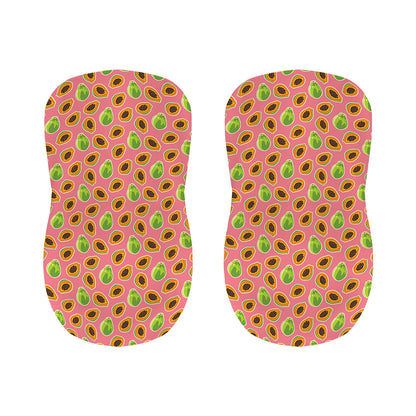 Cute Papaya Pattern Print Bar Stool Covers