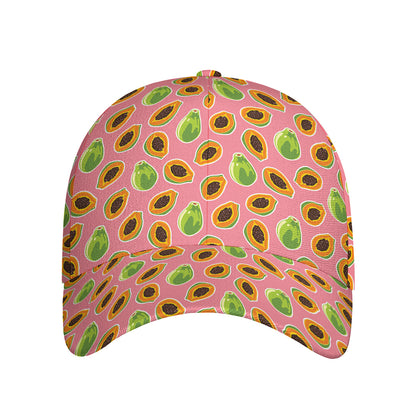 Cute Papaya Pattern Print Baseball Cap