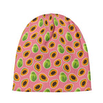 Cute Papaya Pattern Print Beanie