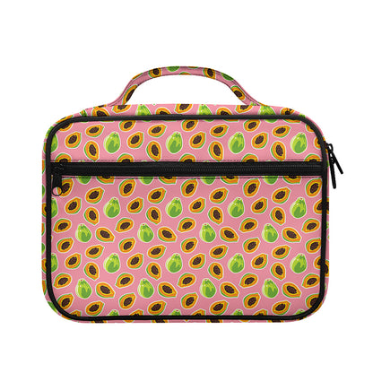 Cute Papaya Pattern Print Briefcase Bible Bag