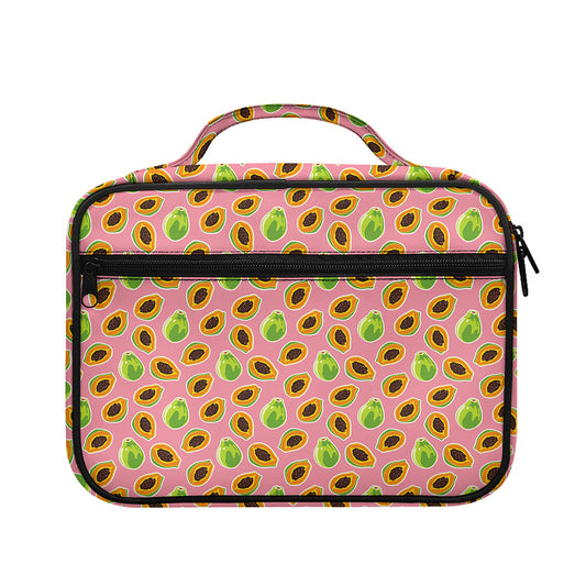 Cute Papaya Pattern Print Briefcase Bible Bag