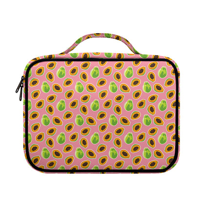 Cute Papaya Pattern Print Briefcase Bible Bag