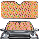 Cute Papaya Pattern Print Car Windshield Sun Shade