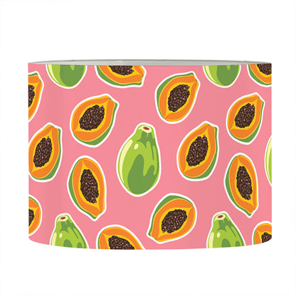 Cute Papaya Pattern Print Drum Lamp Shade