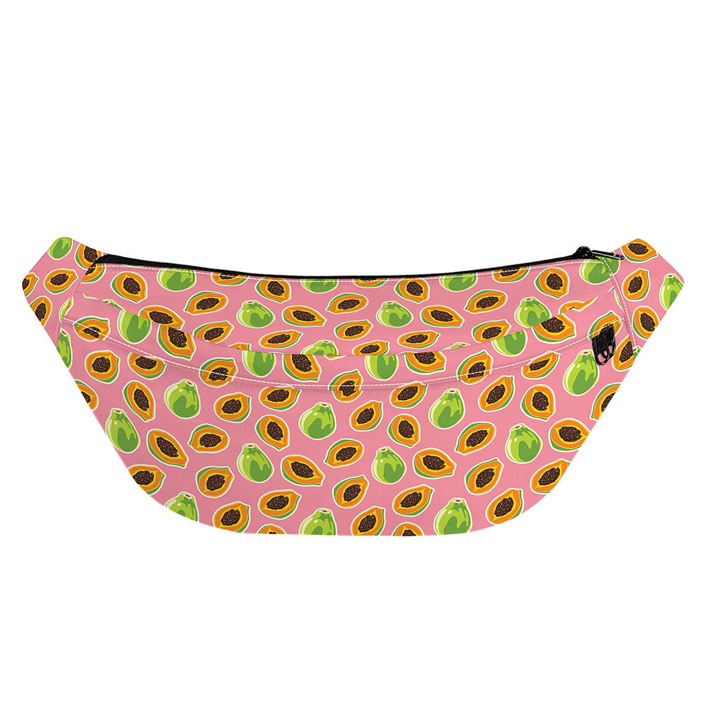 Cute Papaya Pattern Print Fanny Pack