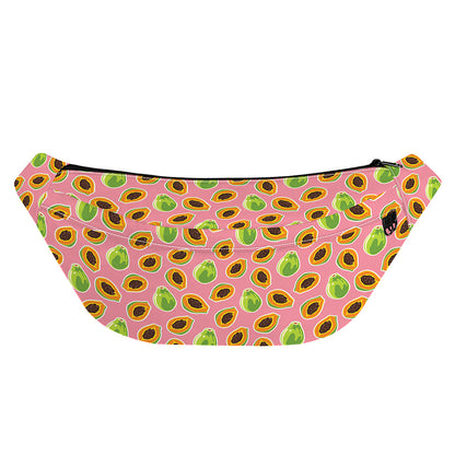 Cute Papaya Pattern Print Fanny Pack
