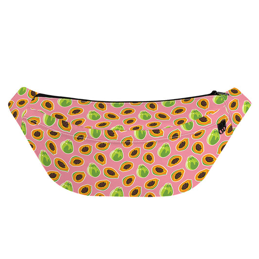Cute Papaya Pattern Print Fanny Pack