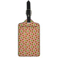 Cute Papaya Pattern Print Luggage Tag