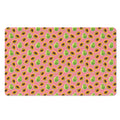 Cute Papaya Pattern Print Polyester Doormat