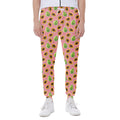 Cute Papaya Pattern Print Joggers