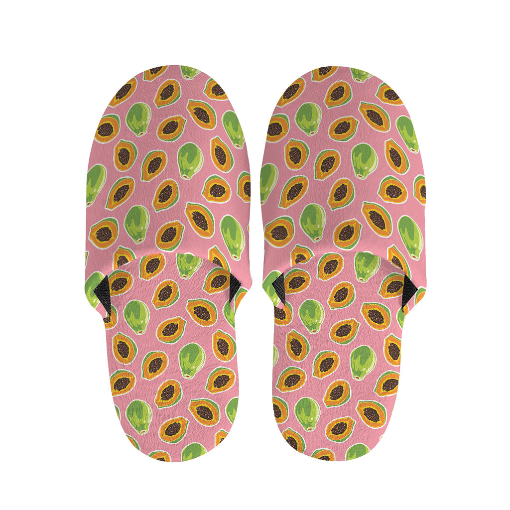 Cute Papaya Pattern Print Slippers