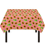 Cute Papaya Pattern Print Tablecloth