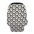 Cute Penguin Face Pattern Print Baby Seat Cover