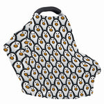 Cute Penguin Face Pattern Print Baby Seat Cover