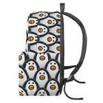 Cute Penguin Face Pattern Print Backpack