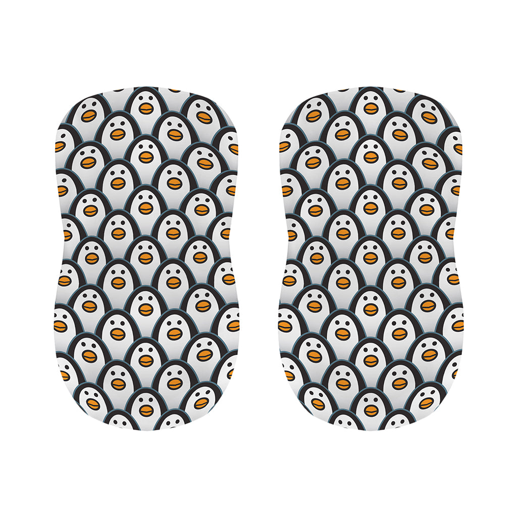 Cute Penguin Face Pattern Print Bar Stool Covers