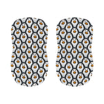 Cute Penguin Face Pattern Print Bar Stool Covers