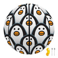 Cute Penguin Face Pattern Print Basketball