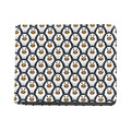 Cute Penguin Face Pattern Print Bifold Wallet