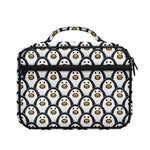 Cute Penguin Face Pattern Print Briefcase Bible Bag