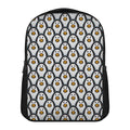 Cute Penguin Face Pattern Print Casual Backpack