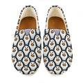 Cute Penguin Face Pattern Print Casual Shoes