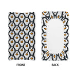 Cute Penguin Face Pattern Print Changing Pad Cover
