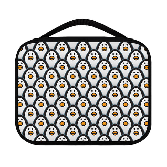 Cute Penguin Face Pattern Print Classic Bible Case