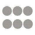 Cute Penguin Face Pattern Print Coaster Set