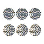 Cute Penguin Face Pattern Print Coaster Set