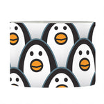 Cute Penguin Face Pattern Print Drum Lamp Shade