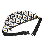 Cute Penguin Face Pattern Print Fanny Pack