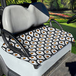 Cute Penguin Face Pattern Print Golf Cart Seat Cover